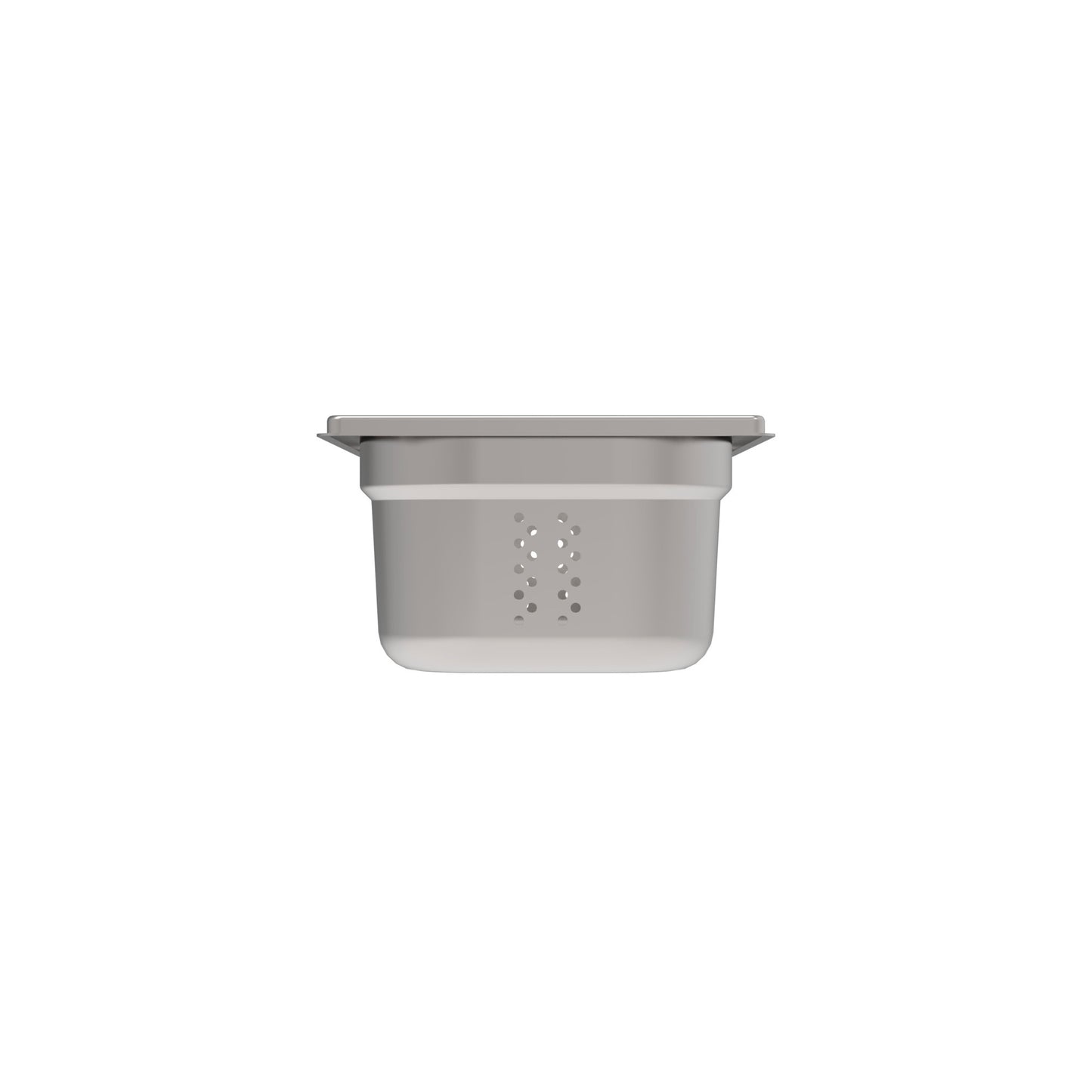 Rieber GN-Behälter 1/3 104 gelocht für Spülen und Garen von Lebensmitteln