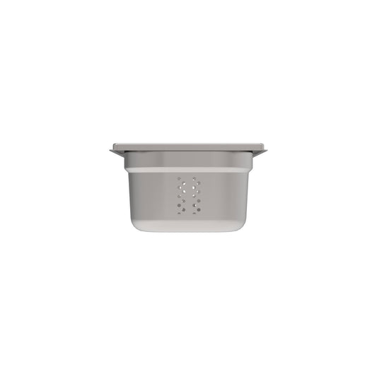 Rieber GN-Behälter 1/3 104 gelocht für Spülen und Garen von Lebensmitteln