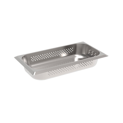 Rieber GN-Behälter 1/3 054 gelocht für Reinigung und Garen in der Gastronomie