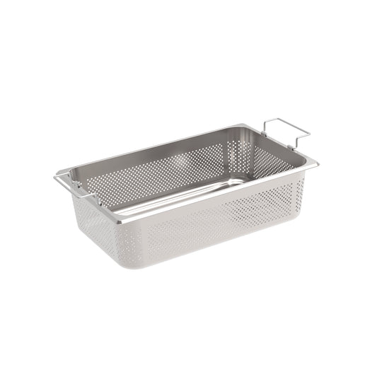Rieber GN-Behälter 1/1 144 gelocht mit Klappgriff für die Gastronomie