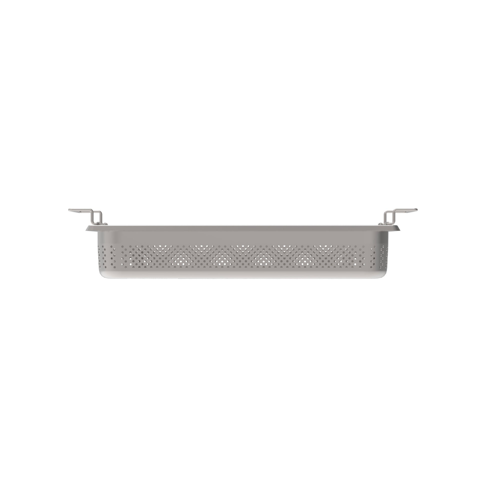 Rieber GN-Behälter 1/1 gelocht mit Klappgriff für professionelle Küchen.