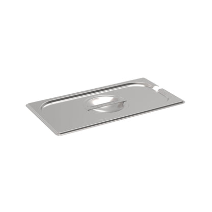 Rieber GN-Flachdeckel 1/3 mit Löffelausschnitt für die Abdeckung von Lebensmitteln