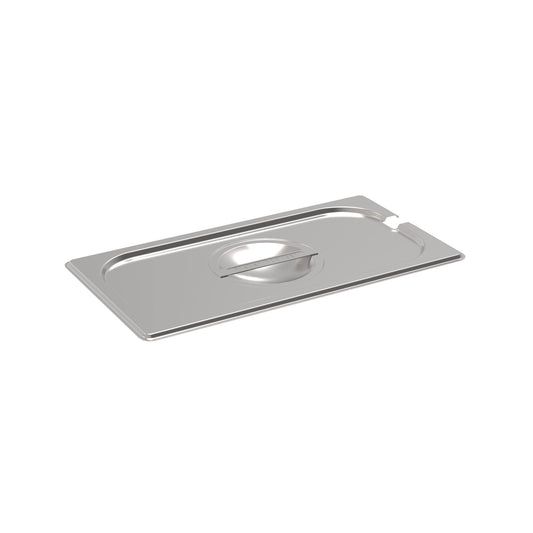 Rieber GN-Flachdeckel 1/3 mit Löffelausschnitt für die Abdeckung von Lebensmitteln