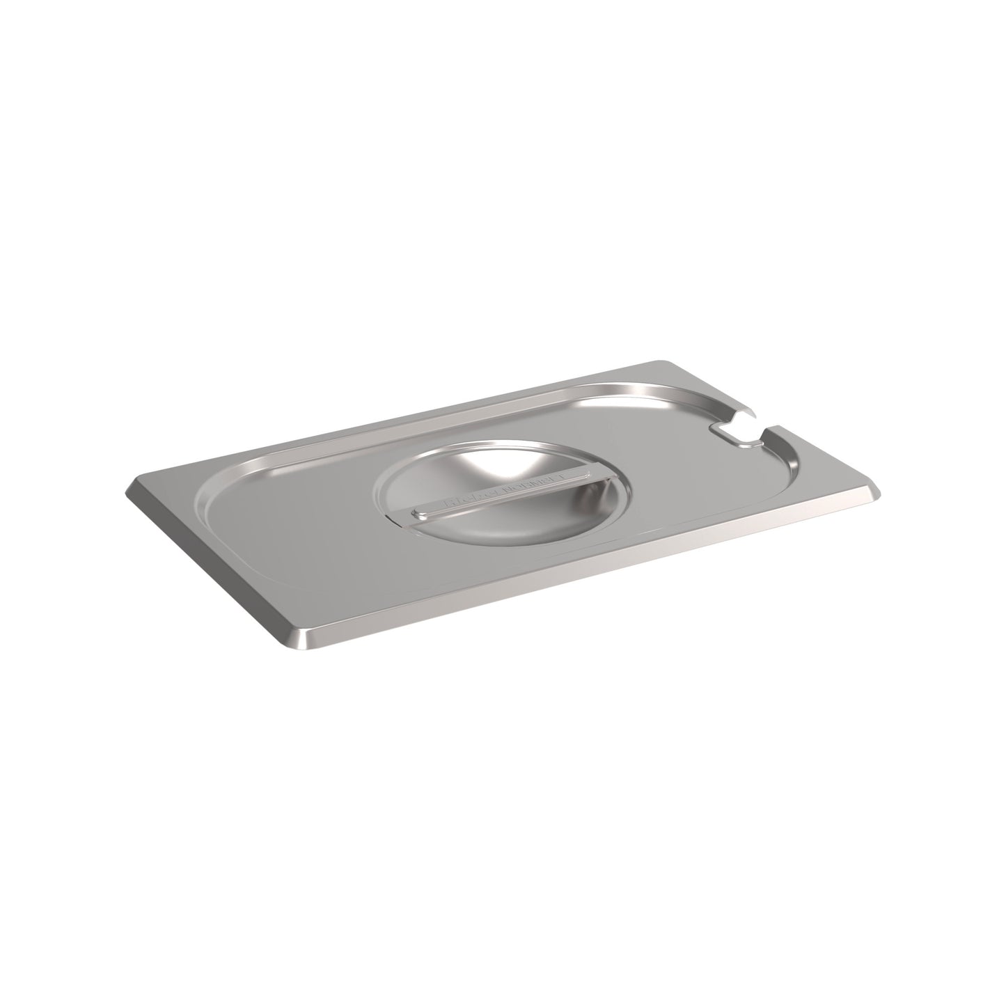 Rieber GN-Flachdeckel 1/4 mit Löffelausschnitt zur Abdeckung von Lebensmitteln