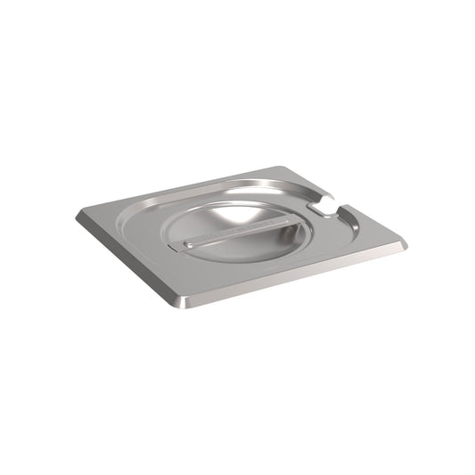 Rieber GN-Flachdeckel 1/6 mit Löffelausschnitt für die Abdeckung von Lebensmitteln