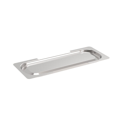 Rieber GN-Steckdeckel 2/8 aus Edelstahl für die sichere Abdeckung von Lebensmitteln.