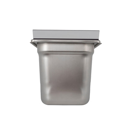 Rieber GN-Gewürzbehälter 1/6 aus Edelstahl für die Lagerung von Gewürzen.