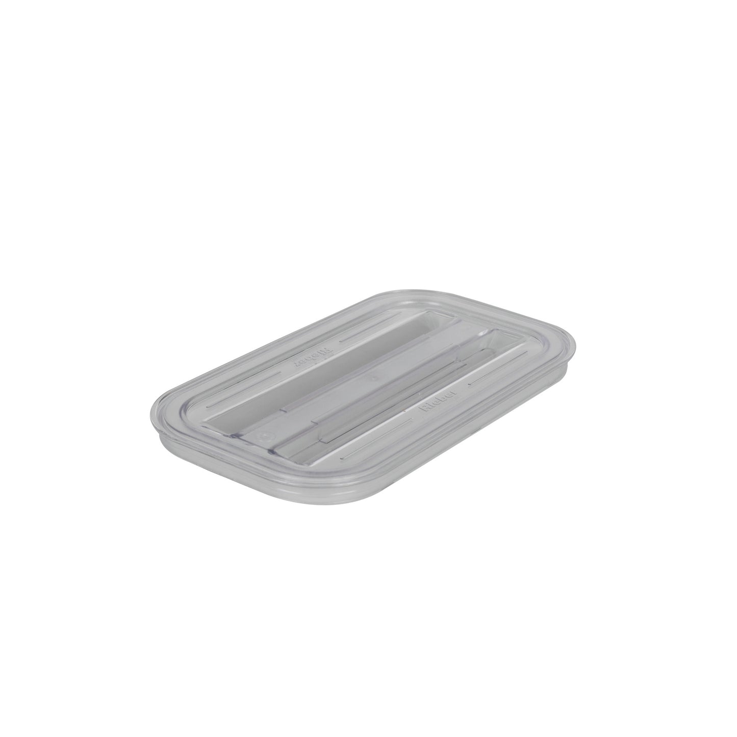 Rieber GN-Flachdeckel 1/4 aus Polycarbonat für die Präsentation von Kaltspeisen.