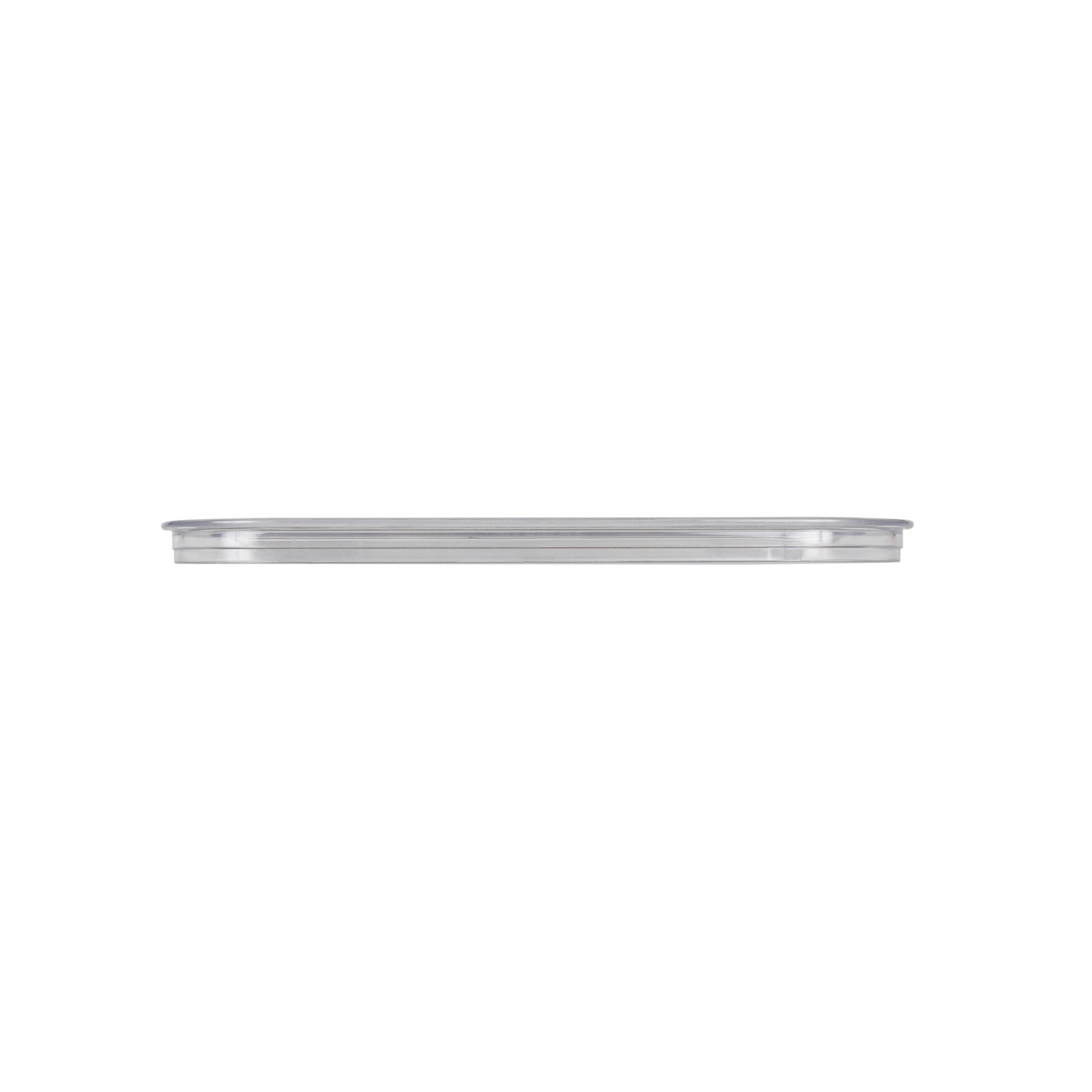 Rieber GN-Flachdeckel 2/8 aus Polycarbonat zur Abdeckung und Präsentation von Kaltspeisen