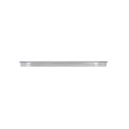 Rieber GN-Flachdeckel 2/8 aus Polycarbonat zur Abdeckung und Präsentation von Kaltspeisen