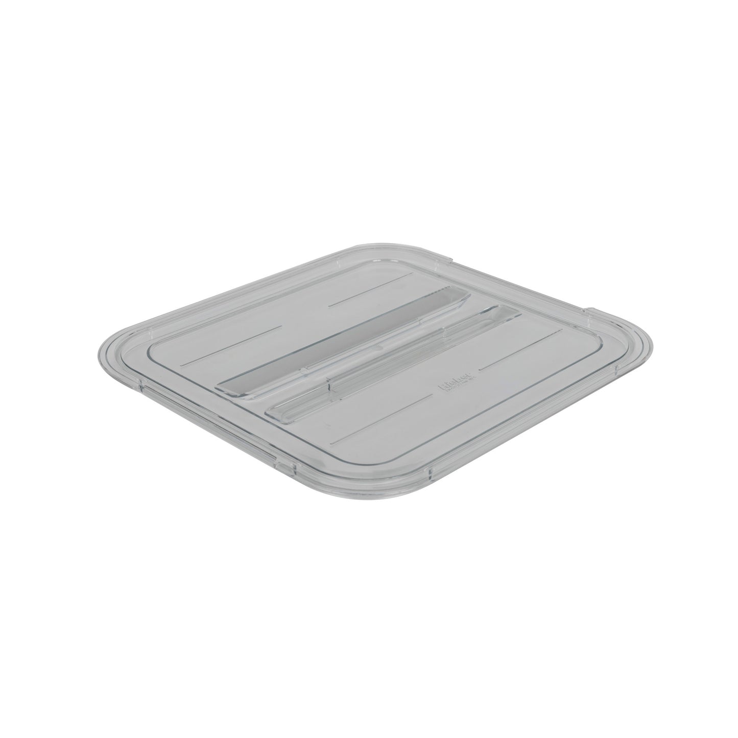 Rieber GN-Flachdeckel 2/3 aus Polycarbonat für die Abdeckung von Kaltspeisen