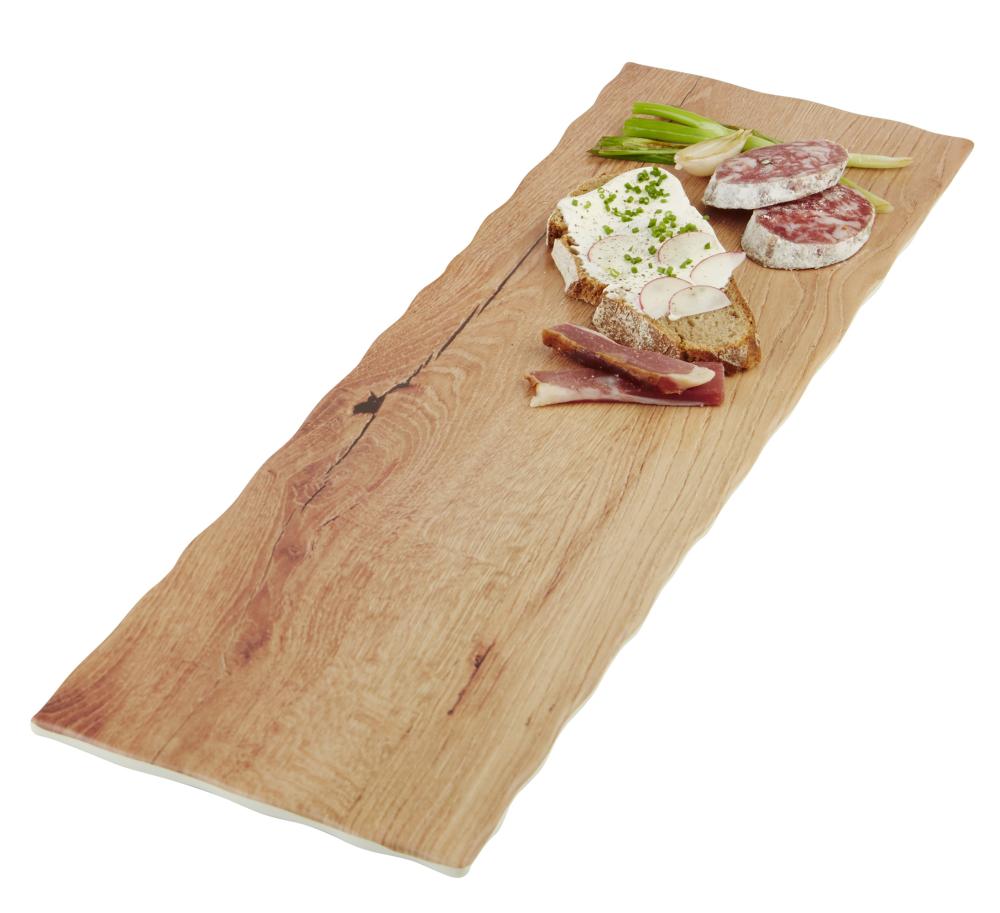 APS GN 2/4 Tablett in Holzoptik, ideal für Gastronomie und Catering.