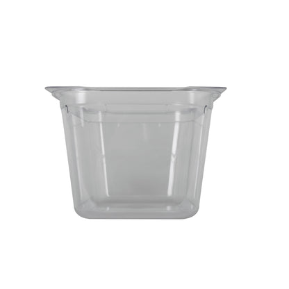 Rieber GN-Behälter 1/2 200 Polycarbonat für die Lagerung und Präsentation von Kaltspeisen.