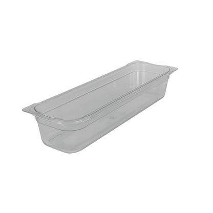 Rieber GN-Behälter 2/4 aus Polycarbonat für die Lagerung und Präsentation von Kaltspeisen