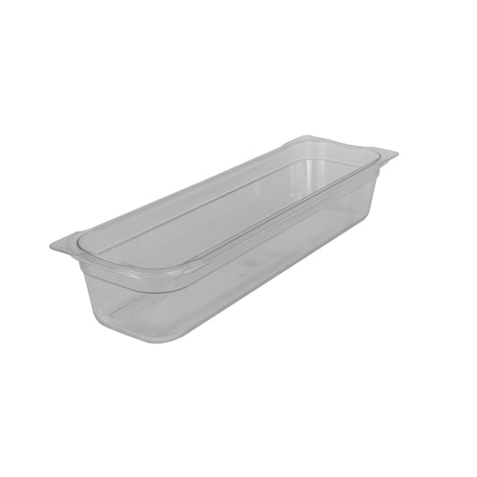Rieber GN-Behälter 2/4 aus Polycarbonat für die Lagerung und Präsentation von Kaltspeisen