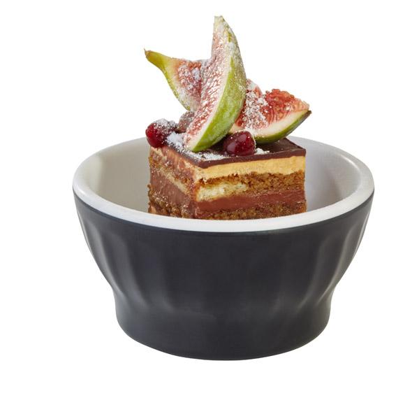 APS Schale -HALFTONE- aus Melamin, geeignet für Gastronomie, Ø 8 cm
