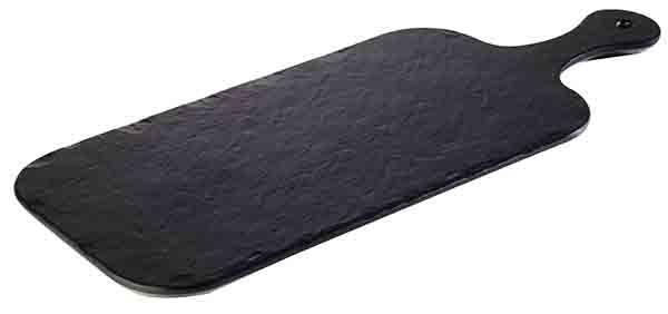 APS Tablett -SLATE ROCK- schwarz, 40 x 20 cm, für Gastronomie und gewerbliche Nutzung