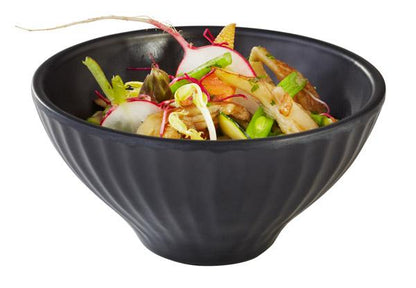 APS Schale -AIKO- aus Melamin, rund, schwarz für Gastronomie