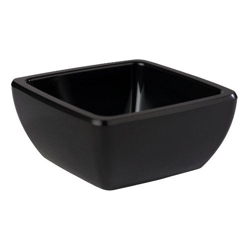 APS Schale -PURE- aus Melamin, 6,5 x 6,5 cm, schwarz, geeignet für Gastronomie