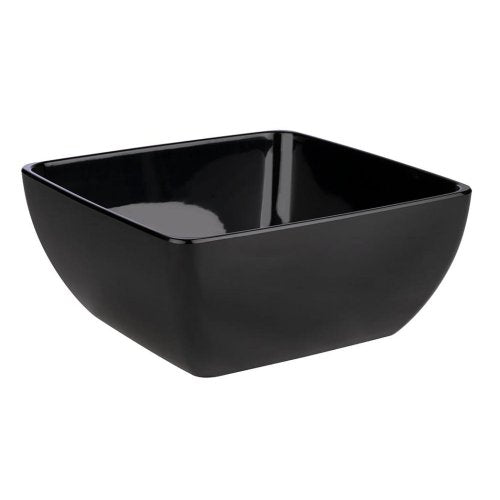 APS Schale -PURE- in schwarz, 32 x 32 cm, ideal für Gastronomie und Catering