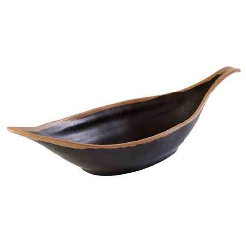 Blattschale -CROCKER- aus Melamin, ideal für Gastronomie, 42x14 cm