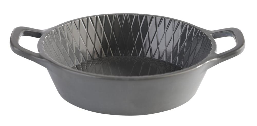 APS Schale -MINI- aus Melamin, anthrazit, ideal für kleine Portionen.