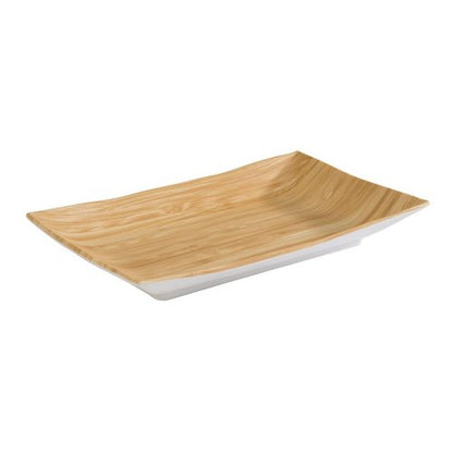 APS Tablett -BAMBOO- aus Melamin, 21 x 13 cm, ideal für Gastronomie