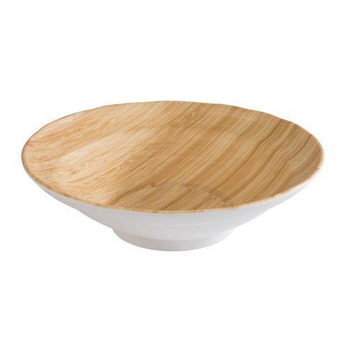 APS Schale -BAMBOO- aus Melamin, ideal für die Präsentation von Speisen in der Gastronomie.