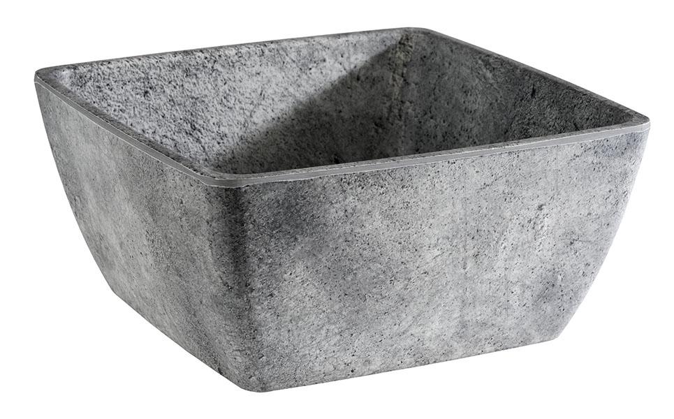 APS Schale -ELEMENT- aus Melamin für Gastronomie, 19 x 19 cm, spülmaschinengeeignet.