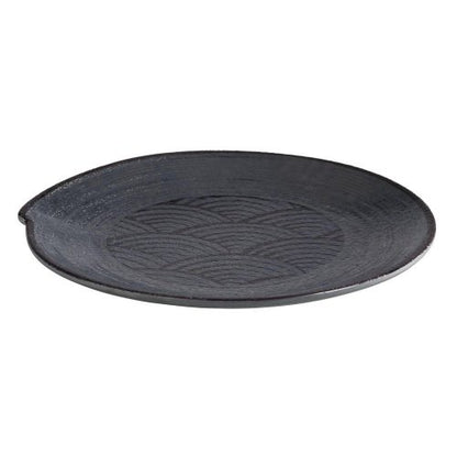 APS Teller -DARK WAVE- Ø 22 cm aus Melamin für Gastronomie