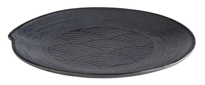 APS Teller -DARK WAVE- Ø 22 cm aus Melamin für Gastronomie