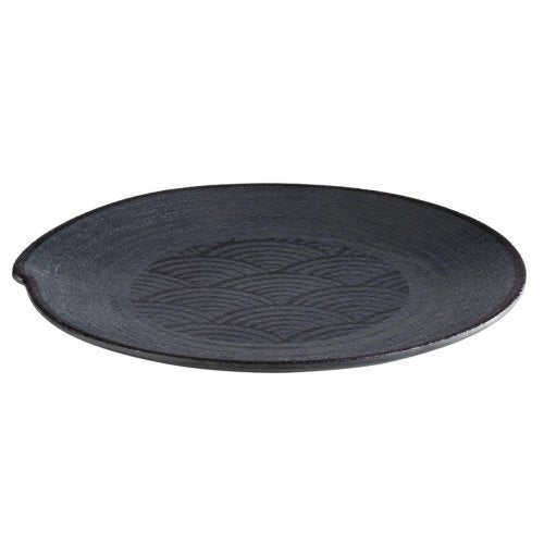 APS Teller -DARK WAVE- Ø 27 cm aus Melamin für Gastronomie