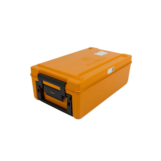 Rieber thermoport® K 50 beheizt - orange für den sicheren Transport von Speisen