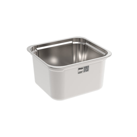 Rieber GN-Mehrportionschale 1/6 91mm aus Edelstahl für Gastronomie