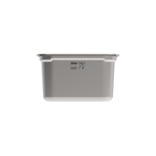 Rieber GN-Mehrportionschale 1/6 91mm aus Edelstahl für Gastronomie