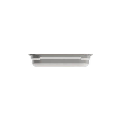 Rieber GN-Beilagenschale 1/6 32mm aus Edelstahl für hygienische Lagerung und Transport
