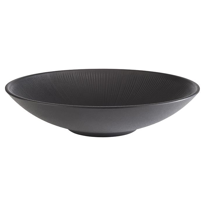 APS Schale -NERO- aus Melamin, rund, Ø 30 cm, ideal für Gastronomie