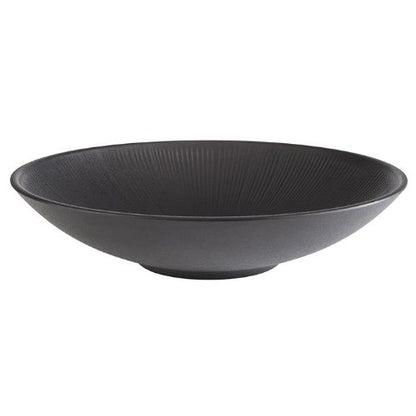 APS Schale -NERO- aus Melamin, rund, Ø 30 cm, ideal für Gastronomie