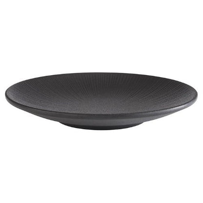 APS Teller -NERO- aus Melamin, Ø 21 cm für Gastronomie