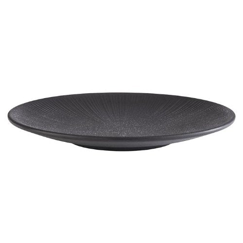 APS Teller -NERO- aus Melamin, Ø 26 cm, geeignet für Gastronomie