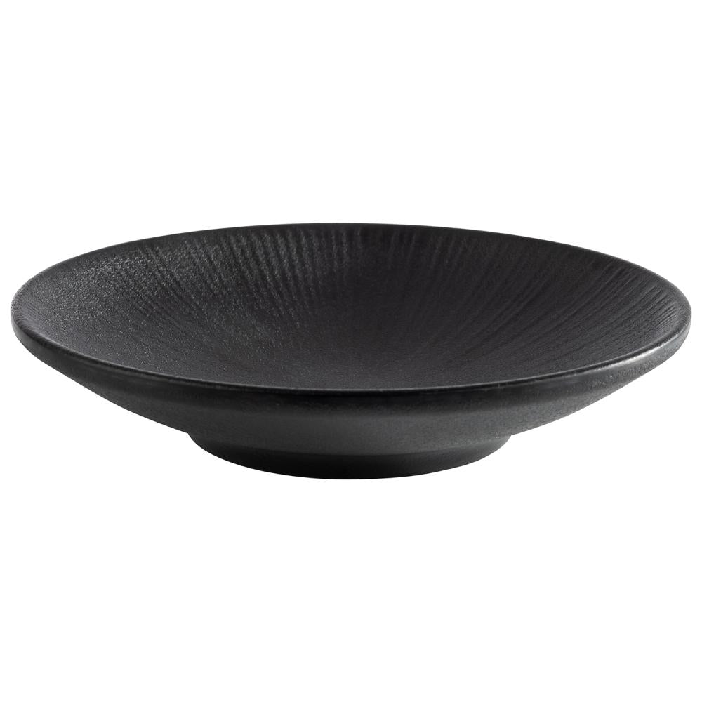 APS Teller -NERO- aus Melamin, Ø 15 cm, für Gastronomie und Catering