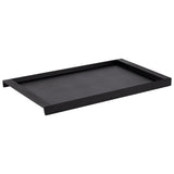 APS Tablett / Basis , 67 x 38 cm, H: 4 cm , Melamin, schwarz