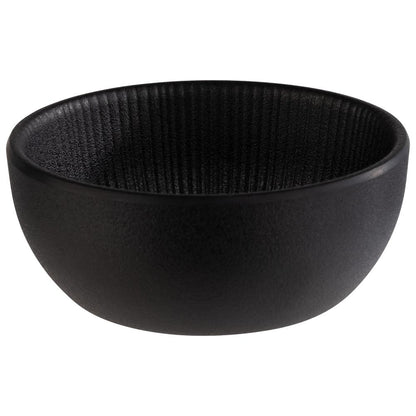 APS Schale -NERO- aus Melamin, rund, 8,5 cm, für Gastronomie