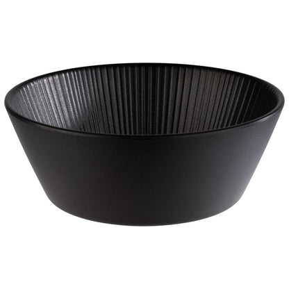 APS Schale -NERO- aus Melamin, ideal für die Präsentation von Speisen in der Gastronomie.