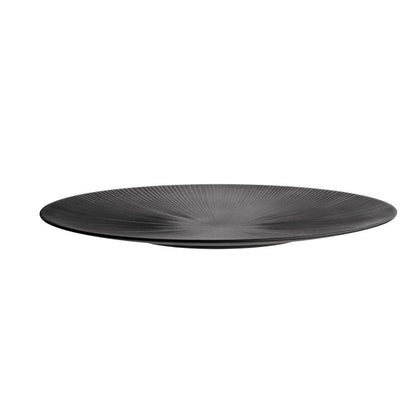 APS Servierplatte -NERO- aus Melamin, rund, Ø 50 cm, für Gastronomie