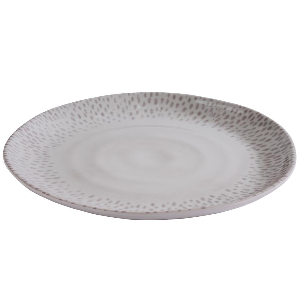 APS Teller -FOOTMARK- aus Melamin, Ø 21 cm, ideal für Gastronomie