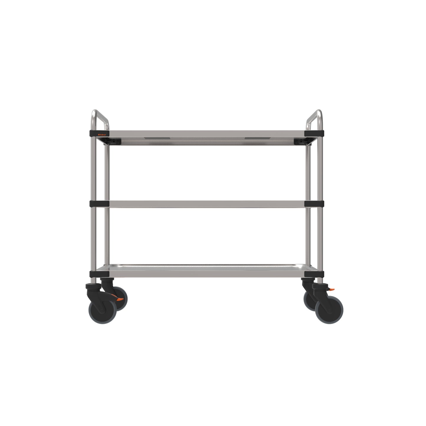 Rieber Servierwagen 1060 mit 3 Borden, ideal für den Transport in der Gastronomie
