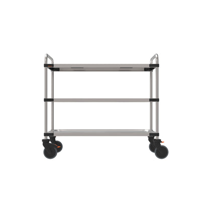 Rieber Servierwagen 1060 mit 3 Borden, ideal für den Transport in der Gastronomie