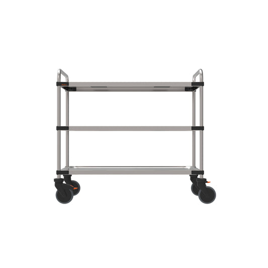 Rieber Servierwagen 1060 mit 3 Borden, ideal für den Transport in der Gastronomie