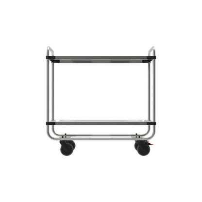 Rieber Servierwagen 1050 - stabiler Edelstahlwagen für den Transport in der Gastronomie